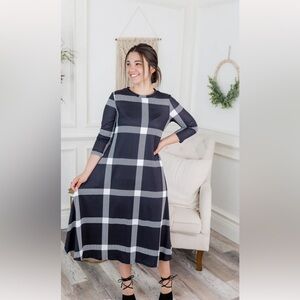 Nuggles Plaid Dress